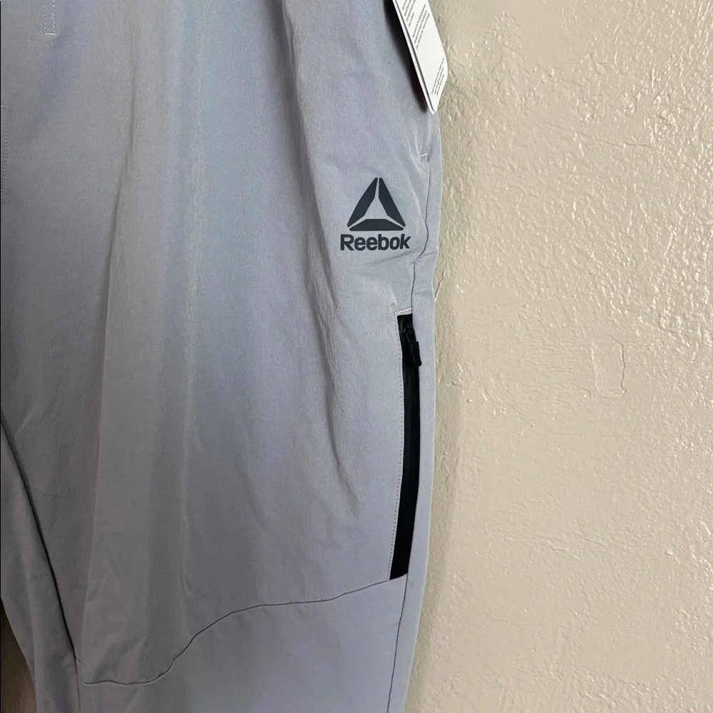 Reebok Men's Ascent Woven Jogger Pants 3X Sleet Gray NWT